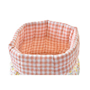 Serviettenring DKD Home Decor Blomster Baumwolle (16 x 16 x 11 cm) (3 Stück)
