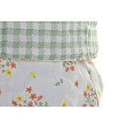 Serviettenring DKD Home Decor Blomster Baumwolle (16 x 16 x 11 cm) (3 Stück)