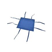 Serviettenring DKD Home Decor Marineblau Baumwolle (16 x 16 x 10 cm) (2 Stück)