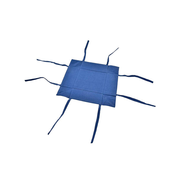 Serviettenring DKD Home Decor Marineblau Baumwolle (16 x 16 x 10 cm) (2 Stück)