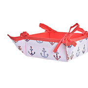 Serviettenring DKD Home Decor Marineblau Baumwolle (16 x 16 x 10 cm) (2 Stück)
