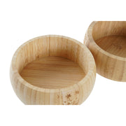 Schüssel DKD Home Decor natürlich Bambus (15 x 15 x 5,5 cm) (2 Stück)
