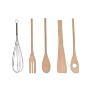 Küchenutensilien-Set DKD Home Decor Porzellan Bambus (10,5 x 10,5 x 12,5 cm)