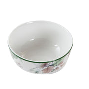 Schüssel DKD Home Decor Porzellan Tropical (13,5 x 13,5 x 6,5 cm)