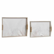 Tablettset DKD Home Decor Schnur MDF (40 x 30 x 6 cm)