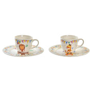 Children’s Dinner Set DKD Home Decor Porcelain (2 Units)