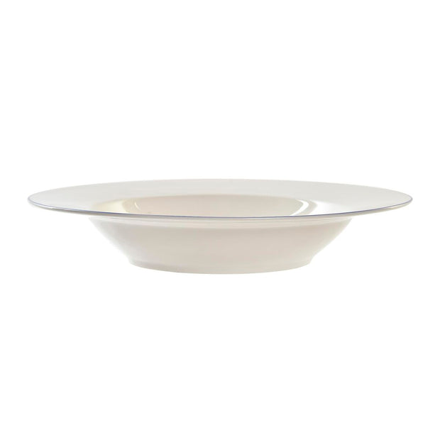 Suppenteller DKD Home Decor Yachten Porzellan (21,5 x 21,5 x 3,5 cm) (2 Stück)