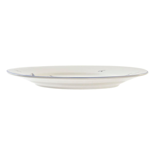 Flad plade DKD Home Decor Yachten Porzellan (19 x 19 x 2 cm)