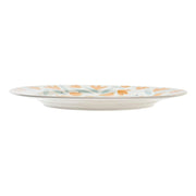 Flad plade DKD Home Decor Porzellan Weiß Bunt (27 x 27 x 2 cm) (4 Stück)