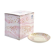 Teekanne DKD Home Decor Kristall Porzellan Rosa Minze (250 ml) (2 Stück)