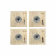 Sushi-Set DKD Home Decor Schwarz Bambus Steingut (14,5 x 14,5 x 31 cm)