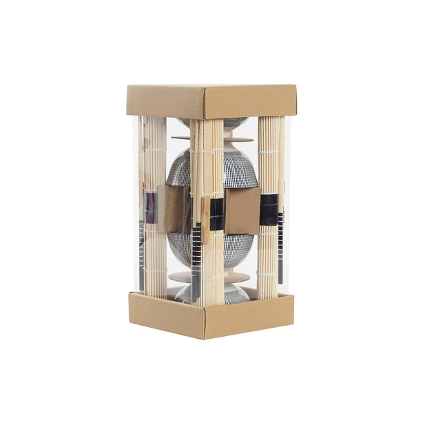 Sushi-Set DKD Home Decor Schwarz Bambus Steingut (14,5 x 14,5 x 31 cm)