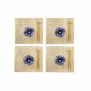 Sushi-Set DKD Home Decor Blau Weiß Bambus Steingut (14,5 x 14,5 x 31 cm)