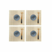 Sushi-Set DKD Home Decor Blau Bambus Steingut (14,5 x 14,5 x 31 cm)