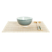 Sushi-Set DKD Home Decor grün Bambus Steingut (14,5 x 14,5 x 31 cm)