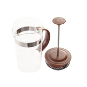 Kolben-Kaffeemaschine DKD Home Decor Braun Durchsichtig Edelstahl Borosilikatglas (16 x 9 x 18,5 cm) (350 ml)