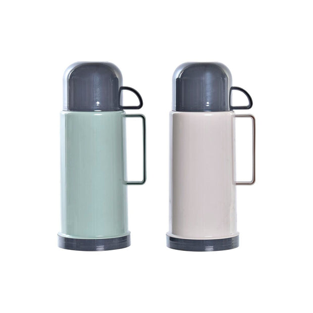 Thermosflasche DKD Home Decor Kristall PP (650 ml) (2 Stück)
