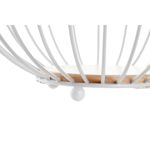 Obstschale DKD Home Decor Metall Kiefer (25 x 25 x 13 cm) (2 Stück)