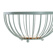 Obstschale DKD Home Decor Metall Kiefer (25 x 25 x 13 cm) (2 Stück)
