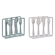Serviettenring DKD Home Decor Metall (11,5 x 4 x 10 cm) (2 Stück)