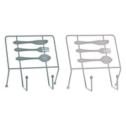Ständer für Kochbücher DKD Home Decor Metall (23 x 13 x 22 cm) (2 Stück)