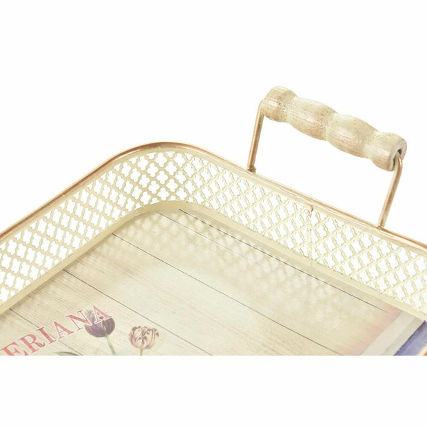 Tablettset DKD Home Decor Metall (40 x 21 x 8 cm)