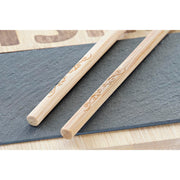 Sushi-Set DKD Home Decor natürlich Schwarz Tafel Bambus (25 x 22 x 3 cm)