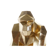 Bookend DKD Home Decor Golden Resin Colonial Gorilla (14 x 12,5 x 24 cm)