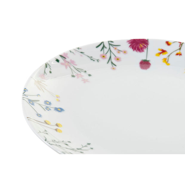 Geschirr-Set DKD Home Decor Blomster Porzellan (18 pcs)