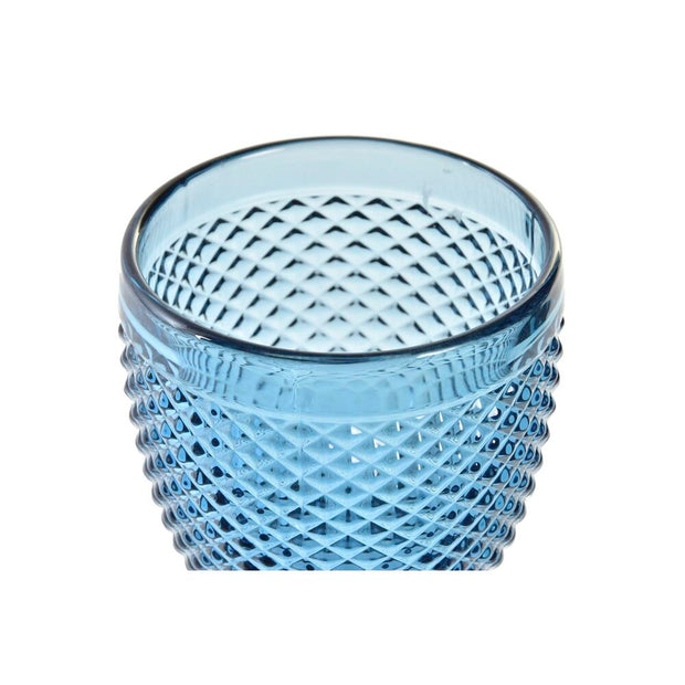 Glas DKD Home Decor Kristall Blau (325 ml)