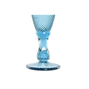 Glas DKD Home Decor Kristall Blau (150 ml)