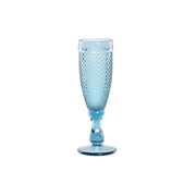 Glas DKD Home Decor Kristall Blau (150 ml)