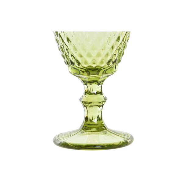 Glas DKD Home Decor Kristall grün (325 ml)