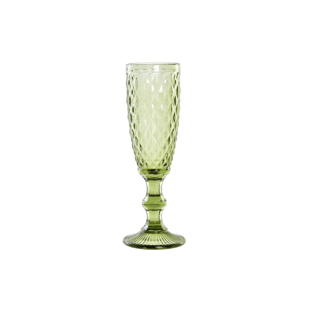 Champagnerglas DKD Home Decor Kristall grün (150 ml)
