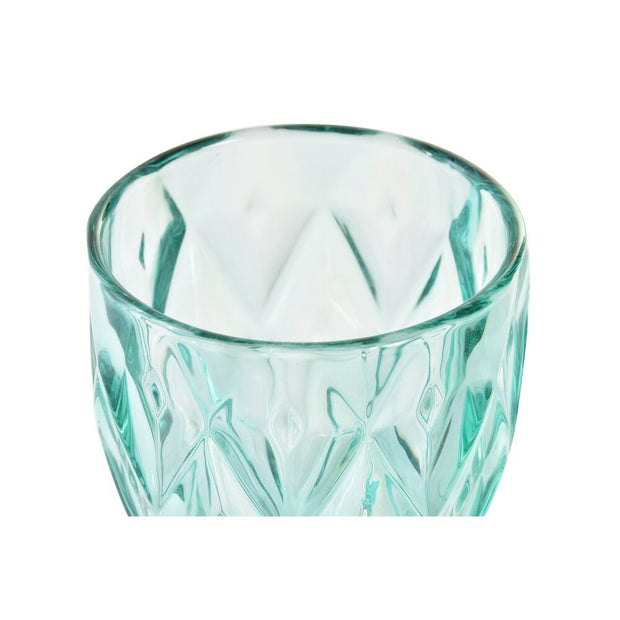 Becher DKD Home Decor Kristall türkis (325 ml)