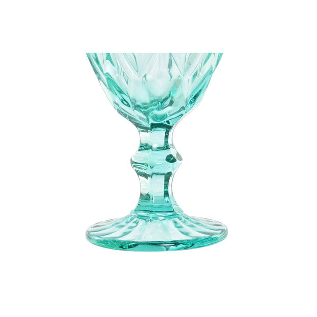 Becher DKD Home Decor Kristall türkis (325 ml)