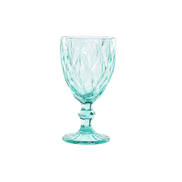 Becher DKD Home Decor Kristall türkis (325 ml)