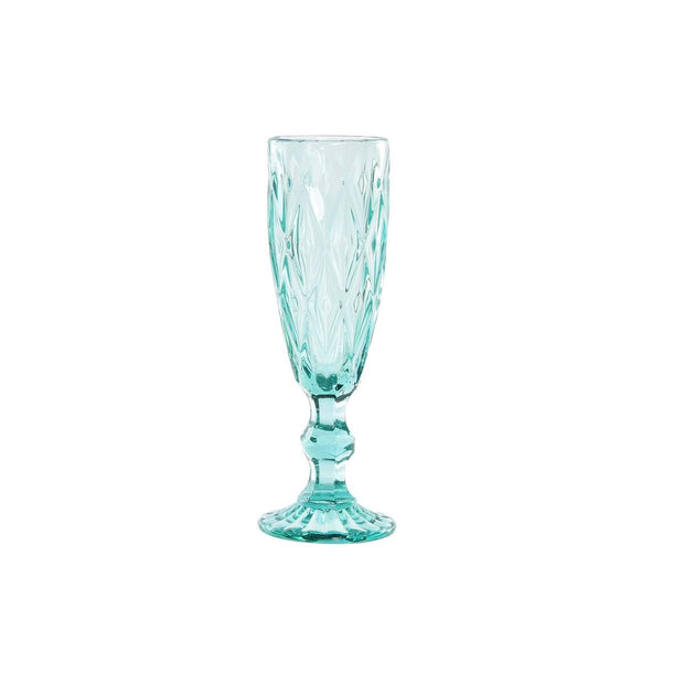 Glas DKD Home Decor Kristall türkis (150 ml)
