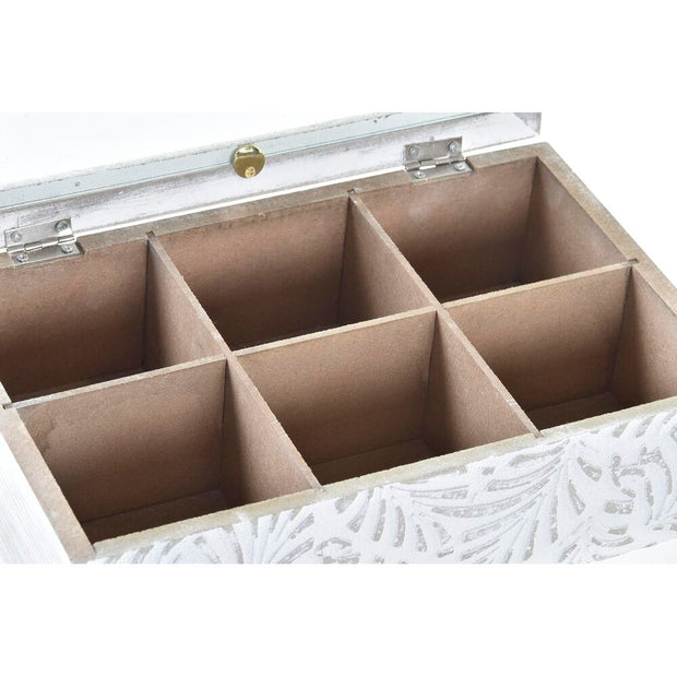 Teebox DKD Home Decor Kristall MDF (24 x 15 x 7 cm)