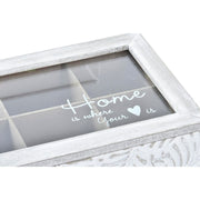 Teebox DKD Home Decor Kristall MDF (24 x 15 x 7 cm)