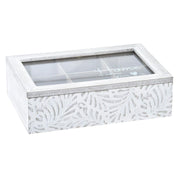 Teebox DKD Home Decor Kristall MDF (24 x 15 x 7 cm)