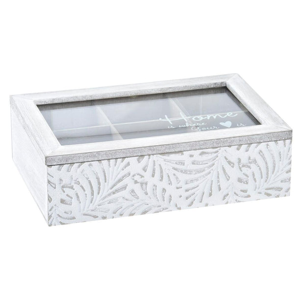 Teebox DKD Home Decor Kristall MDF (24 x 15 x 7 cm)