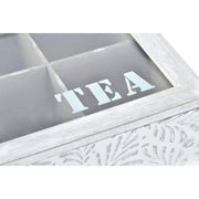 Teebox DKD Home Decor Kristall MDF (19 x 19 x 7 cm)