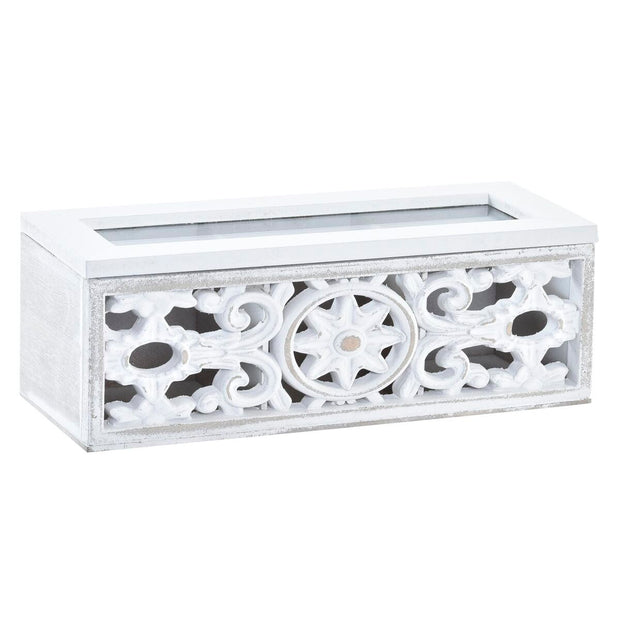 Teebox DKD Home Decor Kristall MDF (24 x 9 x 8 cm)