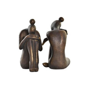 Bookend DKD Home Decor Copper Lady Resin (11 x 8 x 15,5 cm)