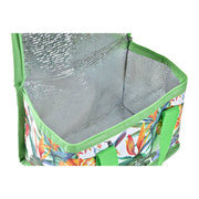 Cool Bag DKD Home Decor White Green PP Nylon (21 x 14 x 13 cm) (2 Units)