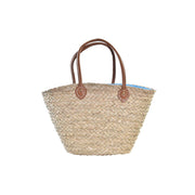 Beach Bag DKD Home Decor Blue Pink Polyester PU (56 x 27 x 30 cm) (2 Units)