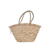 Bag DKD Home Decor Natural Polyester White (59 x 16 x 30 cm)