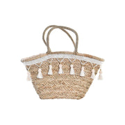 Bag DKD Home Decor Natural Polyester White (59 x 16 x 30 cm)