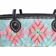 Beach Bag DKD Home Decor Polyester Multicolour PU (56 x 27 x 30 cm) (2 Units)
